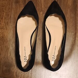 Neiman Marcus suede flats